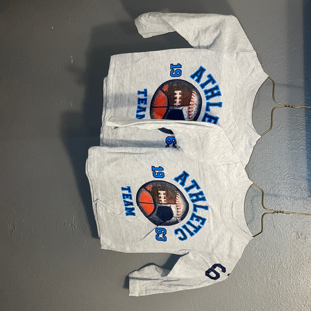 boys grey sports long sleeve